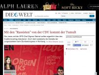 Bild zum Artikel: Juso-Kongress: Mit den 'Rassisten' von der CDU kommt der Tumult