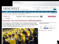 Bild zum Artikel: Bildungspleite: Deutsche Unis sind überlastete Milliardengräber