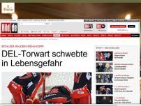 Bild zum Artikel: Schuss an den Kehlkopf - DEL-Torwart schwebte in Lebensgefahr