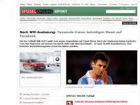 Bild zum Artikel: Nach WM-Auslosung: Tausende Iraner beleidigen Messi auf Facebook