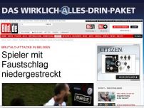 Bild zum Artikel: Brutalo-Attacke - Spieler mit Faustschlag niedergestreckt