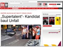 Bild zum Artikel: Bling Bling mit Crash - „Supertalent“- Kandidat baut Unfall