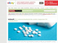 Bild zum Artikel: Süßstoff: EU-Lebensmittelbehörde erklärt Aspartam für unbedenklich