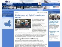Bild zum Artikel: Hamburg: Kretschmer will Rote Flora räumen lassen