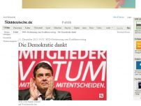 Bild zum Artikel: SPD-Abstimmung zum Koalitionsvertrag: Die Demokratie dankt