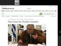 Bild zum Artikel: Uruguays Präsident José Mujica: Pepe leitet das Projekt Cannabis