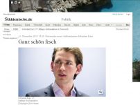 Bild zum Artikel: Österreichs Jungpolitiker Sebastian Kurz: Mit dem 'Geilomobil' auf den Ministerstuhl