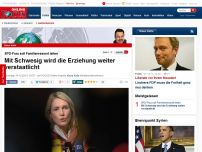 Bild zum Artikel: SPD-Frau soll Familienressort leiten - Mit Ministerin Schwesig wird die Erziehung unserer Kinder weiter verstaatlicht
