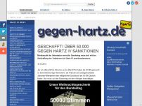 Bild zum Artikel: Geschafft! Über 50.000 gegen Hartz IV Sanktionen