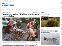 Bild zum Artikel: Nur noch mit Lizenz: Kommunen wollen Pfandflaschen-Sammeln verstaatlichen