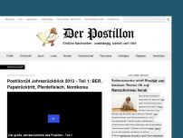 Bild zum Artikel: Postillon24 Jahresrückblick 2013 - Teil 1: BER, Papstrücktritt, Pferdefleisch, Nordkorea