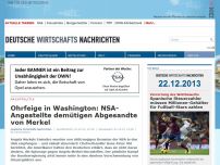Bild zum Artikel: Ohrfeige in Washington: NSA-Angestellte demütigen Abgesandte von Merkel
