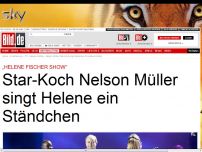 Bild zum Artikel: Nelson Müller - Star-Koch singt Helene Fischer ein Ständchen