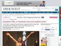 Bild zum Artikel: Nacktprotest im Dom: Josephine Witt, so benimmt man sich einfach nicht!