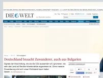 Bild zum Artikel: EU-Freizügigkeit: Deutschland braucht Zuwanderer, auch aus Bulgarien