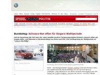 Bild zum Artikel: Bundestag: Schwarz-Rot offen für längere Wahlperiode