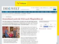 Bild zum Artikel: Fachkräftemangel: Deutschland sucht die Welt nach Pflegekräften ab