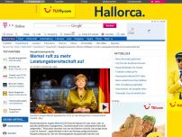 Bild zum Artikel: Neujahrsansprache: Merkel ruft Bürger zu mehr Leistungsbereitschaft und Zusammenhalt auf