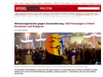 Bild zum Artikel: Stimmungsmache gegen Zuwanderung: CSU-Kampagne irritiert Rumänen und Bulgaren