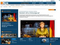 Bild zum Artikel: Neujahrsansprache von Angela Merkel - 
Kanzlerin ruft zur Zivilcourage auf