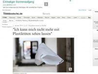 Bild zum Artikel: Neujahrsvorsatz in Roßtal: 'Ich kann mich nicht mehr mit Plastiktüten sehen lassen'