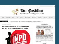 Bild zum Artikel: NPD-Verbotsverfahren soll beschleunigt werden, bevor Partei von alleine zerfällt