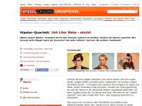 Bild zum Artikel: Hipster-Quartett: 164 Liter Mate - sticht!