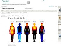 Bild zum Artikel: Körper und Emotionen: Karte der Gefühle