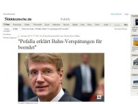 Bild zum Artikel: Ex-Kanzleramtschef zur Deutschen Bahn: 'Pofalla erklärt Bahn-Verspätungen für beendet'