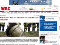 Bild zum Artikel: Feuerwehr darf bei Attacken auf Einsatzkräfte abrücken