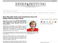 Bild zum Artikel: Nach Skiunfall: Rufe nach künstlichem Koma für Angela Merkel werden lauter