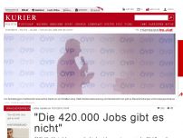 Bild zum Artikel: 'Die  420.000 Jobs gibt es nicht'