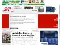 Bild zum Artikel: Keine Unterkunft: Arbeitslose Bulgaren lehnen Caritas-Angebot ab