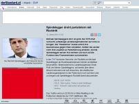 Bild zum Artikel: ÖVP - Spindelegger droht parteiintern mit Rücktritt