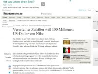 Bild zum Artikel: Nach Gewalttat mit Sportschuh: Verurteilter Zuhälter fordert 100 Millionen US-Dollar von Nike