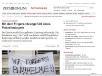 Bild zum Artikel: Hamburger Gefahrengebiet: 
			  Mit dem Fingerspitzengefühl eines Polizeiknüppels