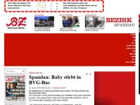 Bild zum Artikel: Tragischer Fall: Spandau: Baby stirbt in BVG-Bus
