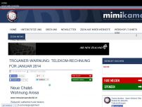 Bild zum Artikel: Trojaner-Warnung: Telekom-Rechnung für Januar 2014