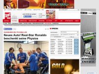 Bild zum Artikel: Dankbarer Real-Star  -  

Neue Auto! Weltfußballer Ronaldo beschenkt seine Physios