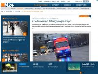 Bild zum Artikel: Ausnahmezustand in der Hauptstadt - 
In Berlin werden Rettungswagen knapp