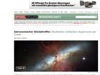 Bild zum Artikel: Astronomischer Glückstreffer: Studenten entdecken Supernova per Zufall