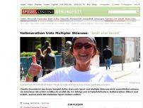 Bild zum Artikel: Halbmarathon trotz Multipler Sklerose: 'Jetzt erst recht!'