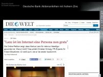 Bild zum Artikel: ZDF-Talker: 'Lanz ist im Internet eine Persona non grata'