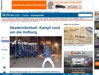 Bild zum Artikel: Akademikerball: Kampf rund um die Hofburg 