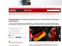 Bild zum Artikel: Islamkonferenz: Türkische Gemeinde will muslimischen Feiertag in Deutschland