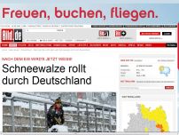 Bild zum Artikel: Erst Eis, jetzt weiß! - Schneewalze rollt durch Deutschland
