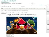 Bild zum Artikel: Apps im Fokus von NSA und GCHQ: Angry Birds in Überwachungsmission