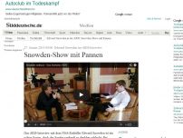 Bild zum Artikel: Edward Snowden im ARD-Interview: Snowden-Show mit Pannen