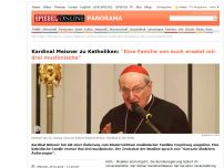 Bild zum Artikel: Kardinal Meisner zu Katholiken: 'Eine Familie von euch ersetzt mir drei muslimische'