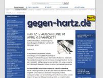 Bild zum Artikel: Hartz IV Auszahlung im April gefährdet?